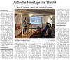Jüdische Feiertage als Thema